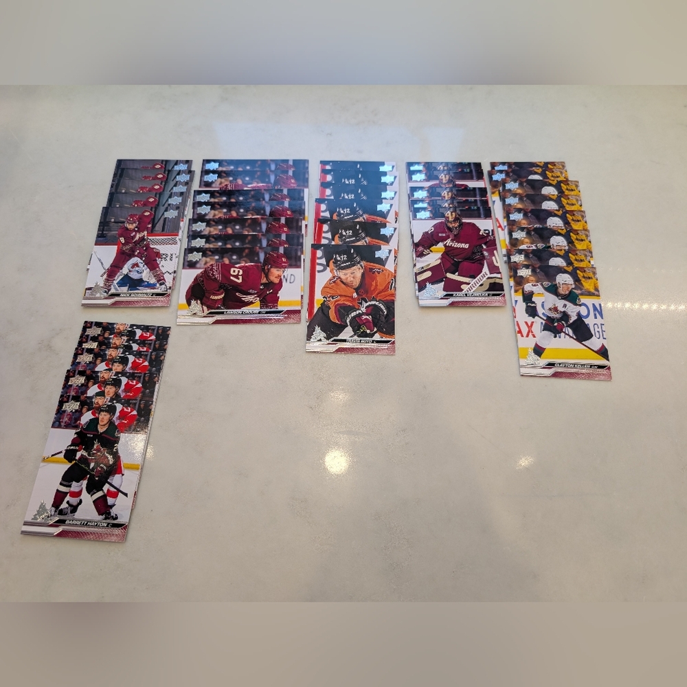 2023-24 Upper Deck Series 2 Hockey Cards Arizona Coyotes